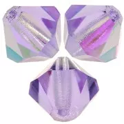 Biconi Preciosa 6 mm - MC Bead Rondell - Violet AB x12