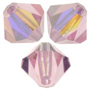 Biconi Preciosa 6 mm - MC Bead Rondell - Pink Sapphire AB x12