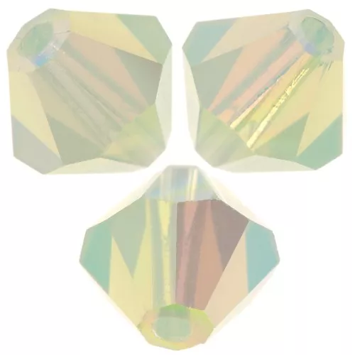 Biconi Preciosa 6 mm - MC Bead Rondell - Chrysolite Opal AB x12