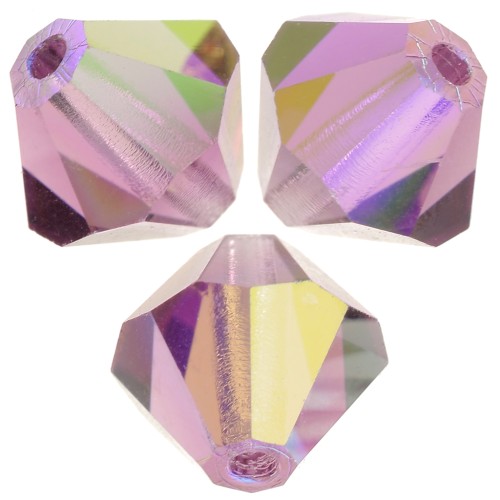 Biconi Preciosa 6 mm - MC Bead Rondell - Amethyst AB x12
