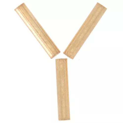 Tubi dritti 10x1,9 mm - Dorati con oro fino x10