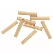 Tubi dritti 10x1,9 mm - Dorati con oro fino x10