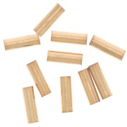 Tubi dritti 6x1,9 mm - Dorati con oro fino x10