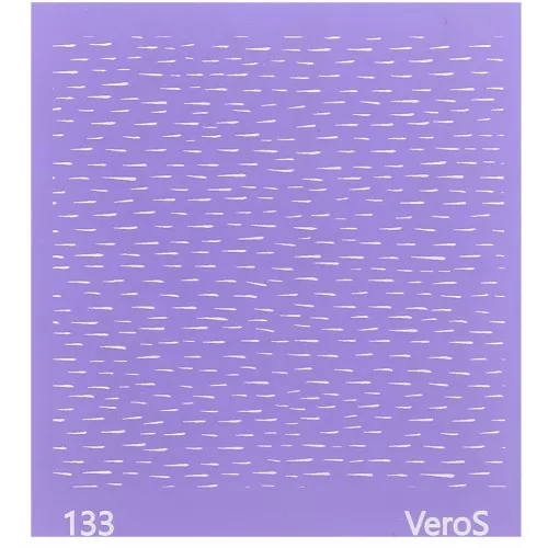 Silk Screen VeroS per pasta polimerica 90x90 mm - Disegno a linee piccole n°133 x1