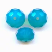 Sfera schiacciata PureCrystal 5040 mm. 6 Carribean Blue Opal x1