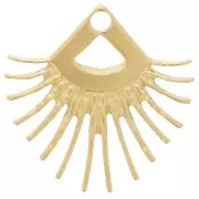 Pendente etnico da 20 mm - Acciaio inossidabile 304L dorato x1