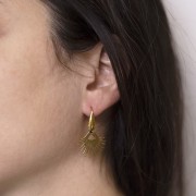 Pendente etnico da 20 mm - Acciaio inossidabile 304L dorato x1