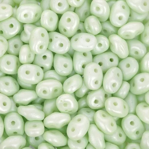 SuperDuo mm. 2.5x5 Powdery Pastel Lime x10g