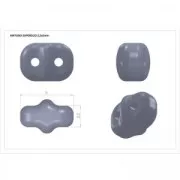 SuperDuo mm. 2.5x5 Powdery Pastel Purple x10g