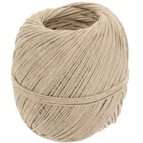 Rocchetto di filato di canapa da 1 mm - Naturale x120m