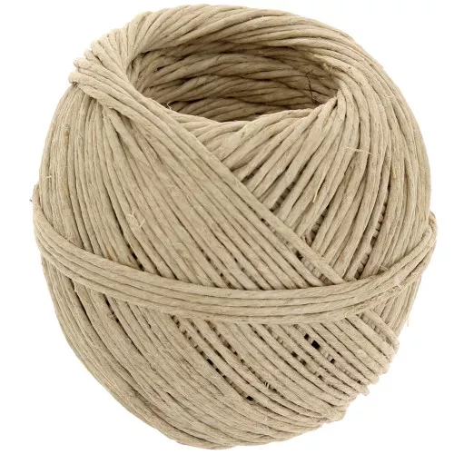 Rocchetto di filato di canapa 1,3 mm - Naturale x50m
