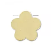 Perla Fleur 8,5 mm - Dorata con oro fino satinato x1