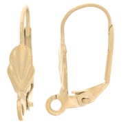 Monachelle con anello aperto 18mm -conchiglia acciaio inossidabile 304 dorato x2|raw }}