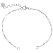 Bracciale a rete Forzatina di 2 mm per il distanziatore - Acciaio inox 304 x18cm