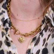 Chiusura a T per bracciale o collana da 16 mm - Acciaio inossidabile 304 dorato x1