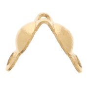 Coperchio del nodo da 3 mm con anelli chiusi - acciaio inox 304L dorato x4