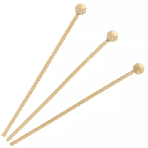 Chiodi a testa sferica 25x0,7 mm - Acciaio inox 304 dorato x100