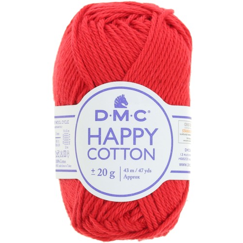 Happy Cotton DMC - speciale amigurumi - Rosso (n°789) x43m