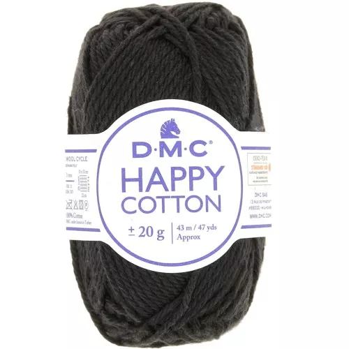Happy Cotton DMC - speciale amigurumi - Nero (n°775) x43m