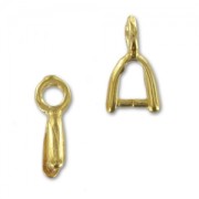 Ganci per pendenti mm. 9 dorato con oro fino x4