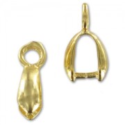 Ganci per pendenti mm. 11 dorato con oro fino x4|raw }}