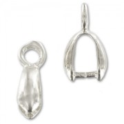 Ganci per pendenti mm. 11 argentato x4|raw }}