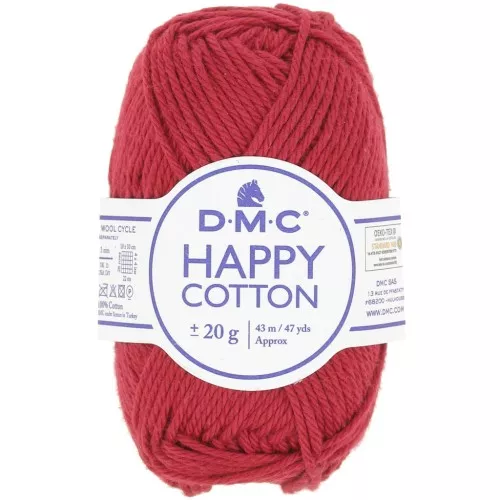 Happy Cotton DMC - speciale amigurumi - Rosso scuro (n°791) x43m