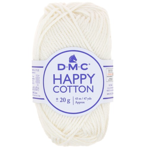 Happy Cotton DMC - speciale amigurumi - Ecru (n°761) x43m