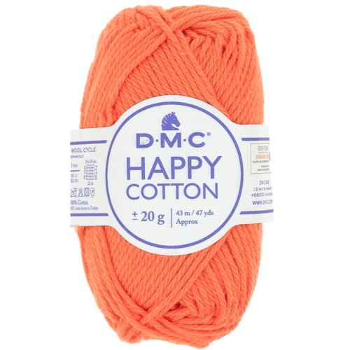 Happy Cotton DMC - speciale amigurumi - Arancione scuro (n°753) x43m
