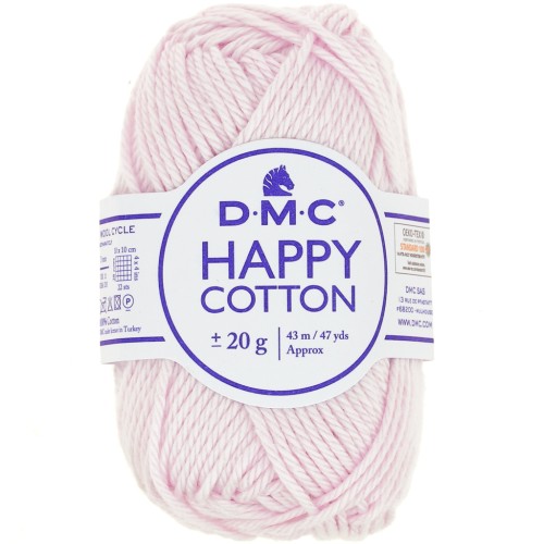 Happy Cotton DMC - speciale amigurumi - Rosa cipria (n°766) x43m