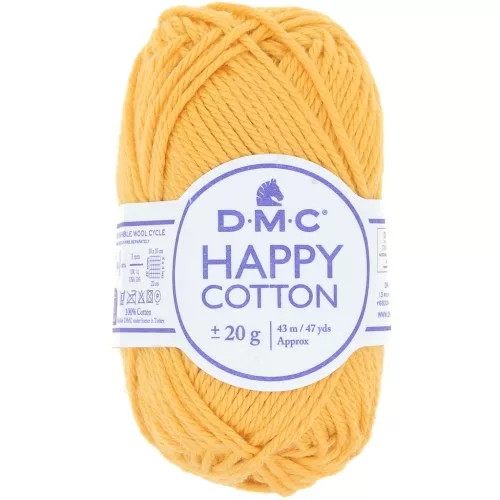 Happy Cotton DMC - speciale amigurumi - Giallo scuro (n°794) x43m