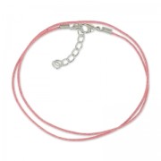 Girocollo cotone cerato mm. 1,2 vintage rose|raw }}