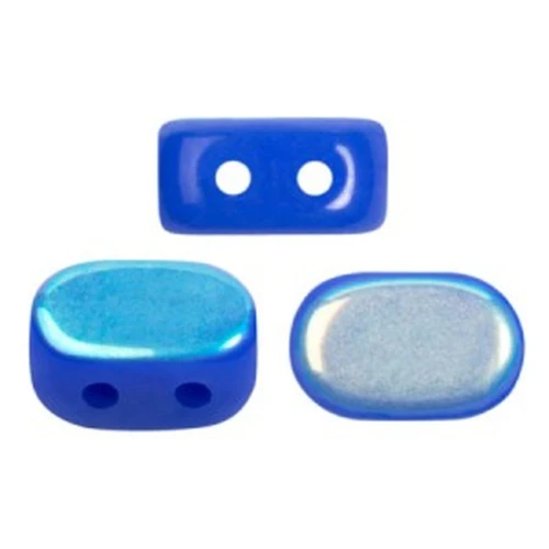 Perle in vetro Lipsi® di Puca® 4x6 mm - Opaque Sapphire AB x10g