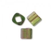 Cubi Toho 1.5 mm TC-01-2204 - Silver Lined Frosted Olivine Pink Lined x10g|raw }}