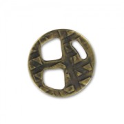 Chiusura intercalare 18mm per lacetto 5mm bronzo x1|raw }}