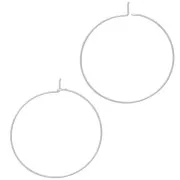 Orecchini per decorazioni da 30 mm - acciaio inox 304 x20