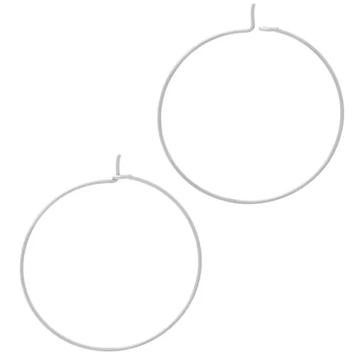 Orecchini per decorazioni da 30 mm - acciaio inox 304 x20