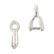 Ganci per pendenti mm. 9 argentato x4|raw }}