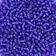Perla Preciosa 11/0 da 2 mm - Sapphire Silver Lined x20 g
