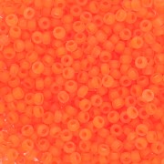 Perla Preciosa 11/0 2 mm - - Arancione fluorescente satinato x 20 g