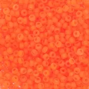 Perla Preciosa 11/0 2 mm - - Arancione fluorescente satinato x 20 g
