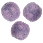 Amethyst - Perles en verre tchèque rondes 4 mm - Opaque Luster Amethyst x50 Perles en verre tchèque rondes 4 mm - Opaque Luster Amethyst x50