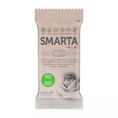 Pasta Smarta - Verde fluorescente x100g