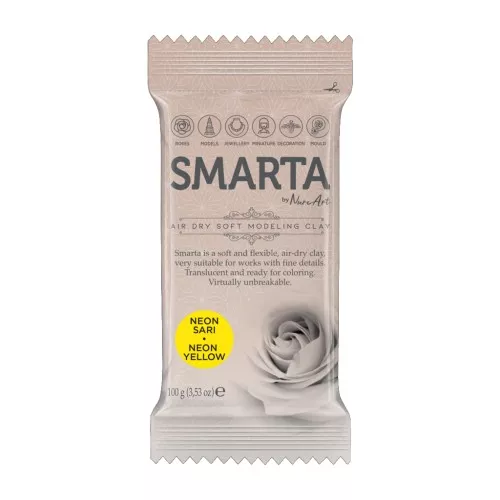 Pasta Smarta - Giallo fluorescente x100g