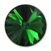 Cabochon PureCrystal 1122 Rivoli mm. 12 Dark Moss Green x1