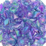 Perline in vetro Gemduo 2 fori 8x5 mm Summer Rainbow Light Blue x10g|raw }}