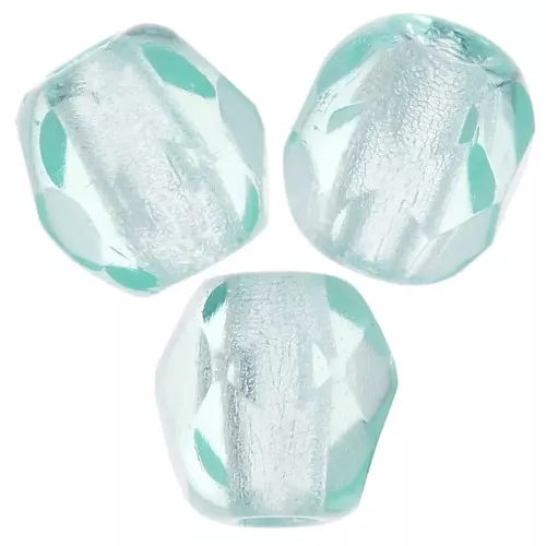 Faccette da 3 mm - verde acqua chiaro x50