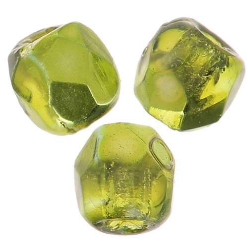 Sfaccettate 2mm (True 2) Crystal Olive Metallic Ice x50