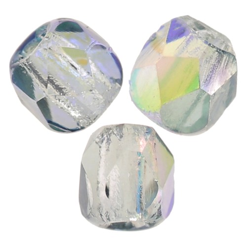 Sfaccettate 2mm (True 2) Crystal Blue Rainbow x50