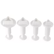 4 Stampi per pasta polimerica - Triangolo - 20-22-24-30 mm